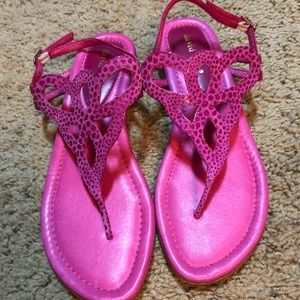 David Tate Pink Sandals